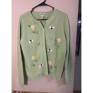 Vintage Floral/Bumblebee Cardigan